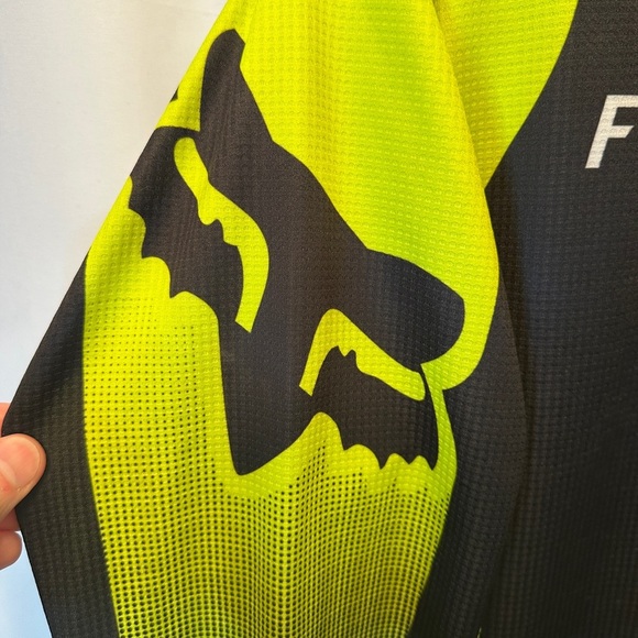 Fox Racing 180 Monster Energy Jersey Men’s XL Black Green Motocross - Picture 4 of 9